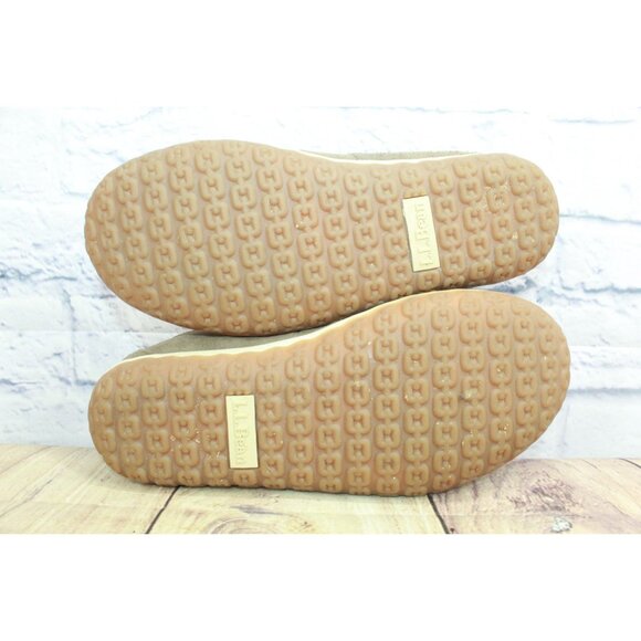 LL Bean Mountain Slippers Moccasin Dark Cement Size 7 M - Picture 7 of 9